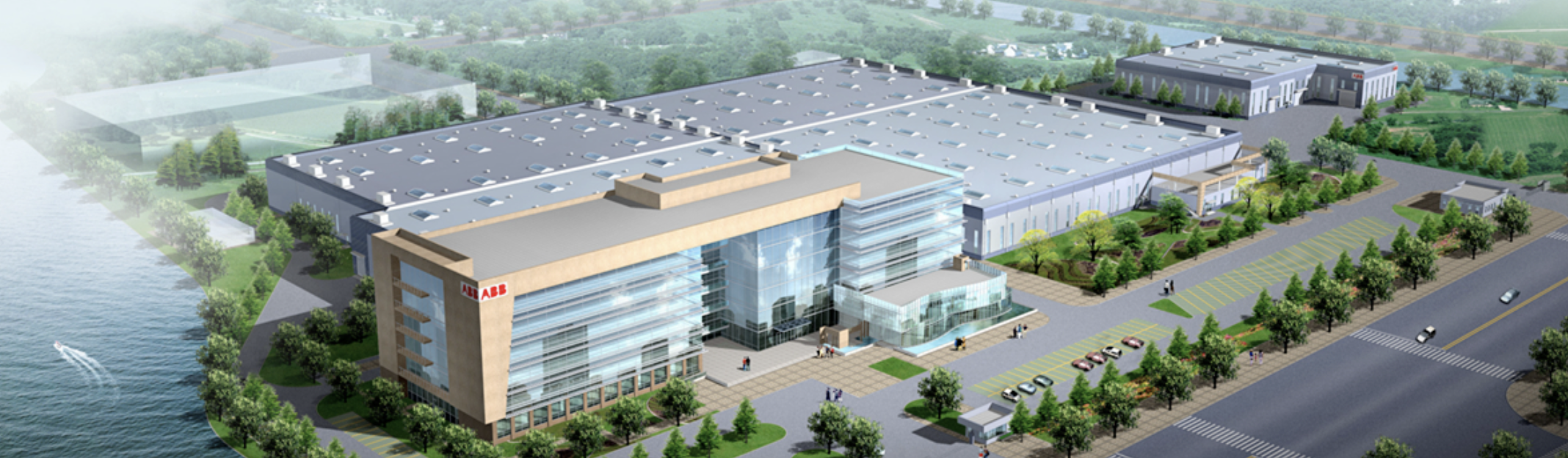 上海ABB工业机器人生产线、过程自动化仪器仪表、分析小屋及各行业自动化解决方案展示图